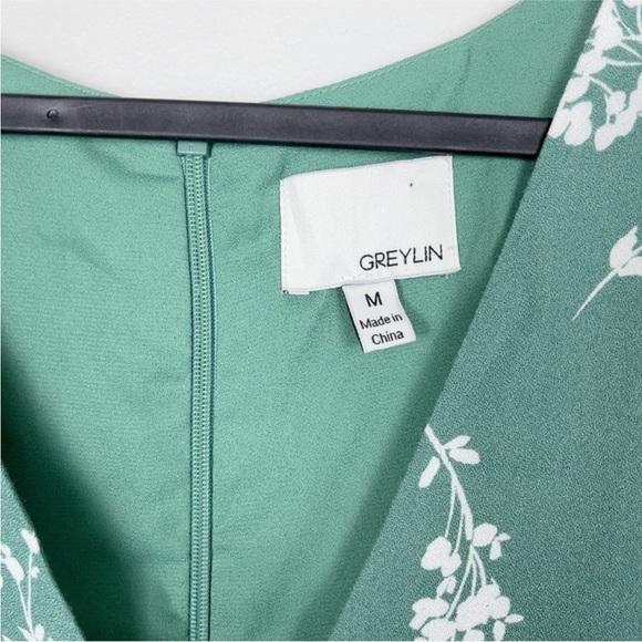 Greylin Floral Print Romper - Picture 9 of 10